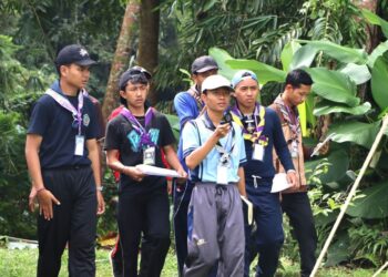 Kemah Gabungan Nawa Praja III Tekankan Latihan Survival Pramuka