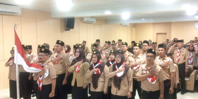 Apresiasi Penuh Dari Kwarcab Pramuka Medan Kepada Kwartir Ranting Medan Sunggal Saat Pengukuhan Dan Pelantikan Pramuka Medan Sunggal