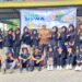Sejumlah Pramuka Ambalan Tomau Bersih-Bersih Sampah di Kompleks Pasar dan Terminal