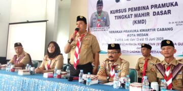 Kwarcab Kota Medan Selenggarakan KMD Bagi Mahasiswa Stok Bina Guna Medan