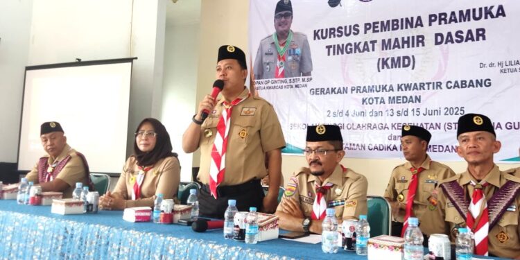 Kwarcab Kota Medan Selenggarakan KMD Bagi Mahasiswa Stok Bina Guna Medan