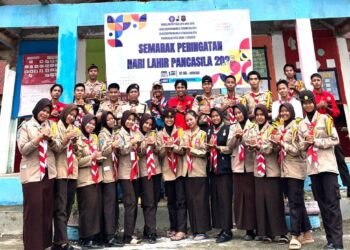 Semarak Hari Lahir Pancasila Tahun 2025 Gugusdepan Pangkalan UPTD SMAN 1 Karossa