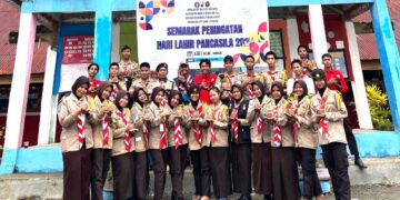 Semarak Hari Lahir Pancasila Tahun 2025 Gugusdepan Pangkalan UPTD SMAN 1 Karossa