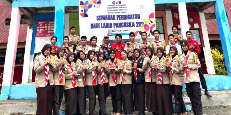 Semarak Hari Lahir Pancasila Tahun 2025 Gugusdepan Pangkalan UPTD SMAN 1 Karossa