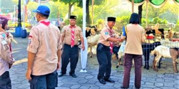 Terus Berbakti! Ketua Kwarda Jawa Timur Apresiasi Bakti Pramuka Peduli Iduladha 2025