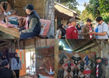 Penjual Layang-layang Dua Ribuan Bahagia Dapat Bantuan Pemugaran Rumah dari Kwarda Jatim