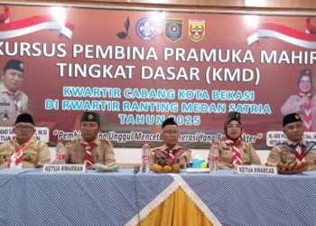 Ketua Kwarcab Kota Bekasi Resmi Buka KMD Kwarran Medan Satria: Setiap Organisasi Harus melahirkan Regenerasi