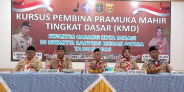 Ketua Kwarcab Kota Bekasi Resmi Buka KMD Kwarran Medan Satria: Setiap Organisasi Harus melahirkan Regenerasi