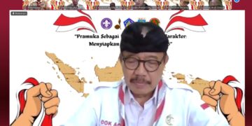 Buka Webinar, Cok Ace: Pramuka Garda Terdepan Pembentukan Karakter Songsong Indonesia Emas 2045