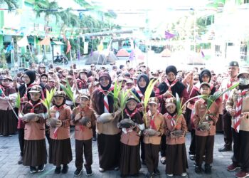 Serunya Pesta Siaga di SD NU 1 Trate Gresik, Ceria, Cerdas, dan Penuh Semangat!