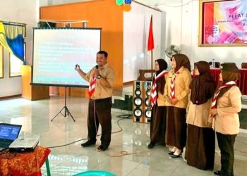 Dongkrak Skill Kehumasan, Kwarran Ngaringan Adakan Pelatihan Pembina
