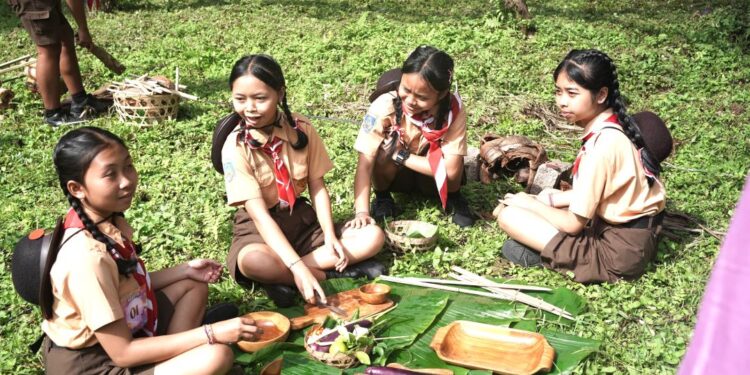 SKETSA Fiesta Scout Challenge Cup II Tahun 2025 Resmi Dibuka di SMK Negeri 1 Tegallalang