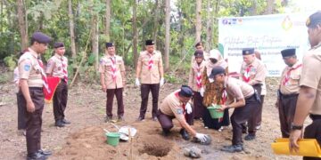 Peletakan Batu Pertama Pembangunan Greenovation House, Rangkaian Perkemahan Wirakarya DIY 2025