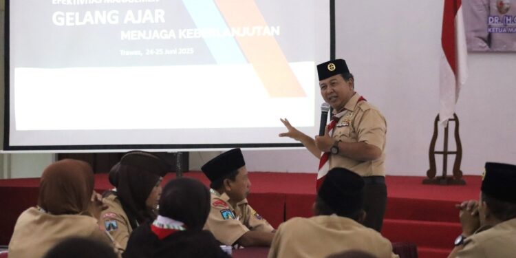 Wujudkan Pembina Gugus Depan Produktif, Kwarda Jatim Selenggarakan Gelang Ajar Pembina Pramuka 5 Korwil