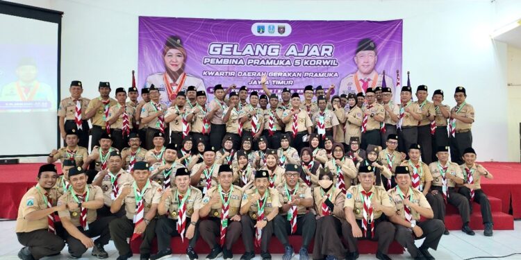 Wujudkan Pembina Gugus Depan Produktif, Kwarda Jatim Selenggarakan Gelang Ajar Pembina Pramuka 5 Korwil
