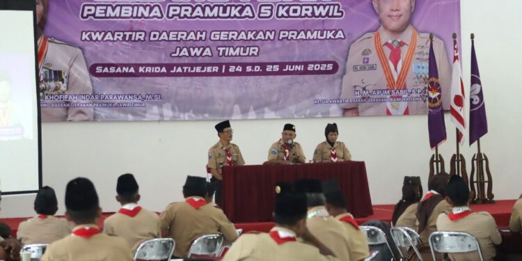 Wujudkan Pembina Gugus Depan Produktif, Kwarda Jatim Selenggarakan Gelang Ajar Pembina Pramuka 5 Korwil