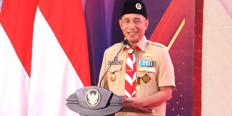 Kwarda Jatim Selenggarakan Perkemahan Wirakarya Jawa Timur Bakti Untuk Negeri Pemugaran 143 Unit Rumah se Jatim