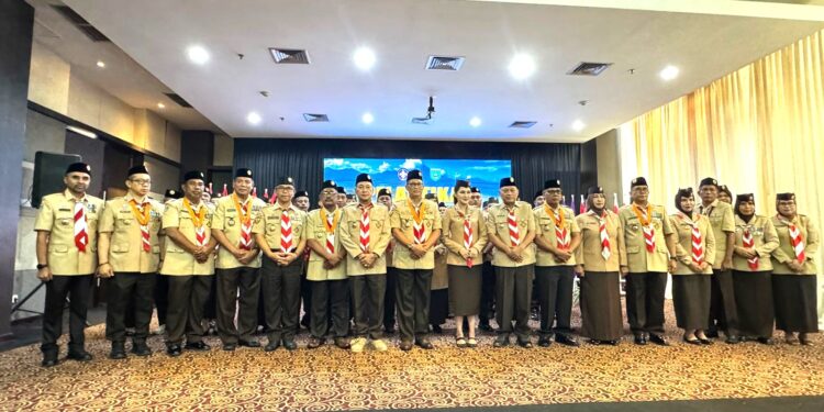 Pelantikan Gubernur Malut sebagai Ketua Majelis Pembimbing Daerah Gerakan Pramuka Maluku Utara
