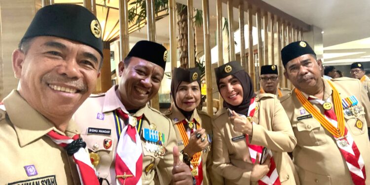 Pelantikan Gubernur Malut sebagai Ketua Majelis Pembimbing Daerah Gerakan Pramuka Maluku Utara