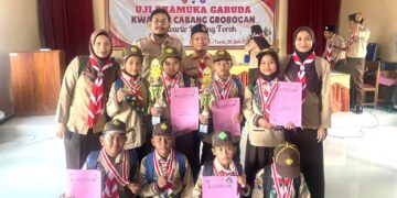 8 Pramuka SD N 2 Krangganharjo Lulus Uji Pramuka Garuda