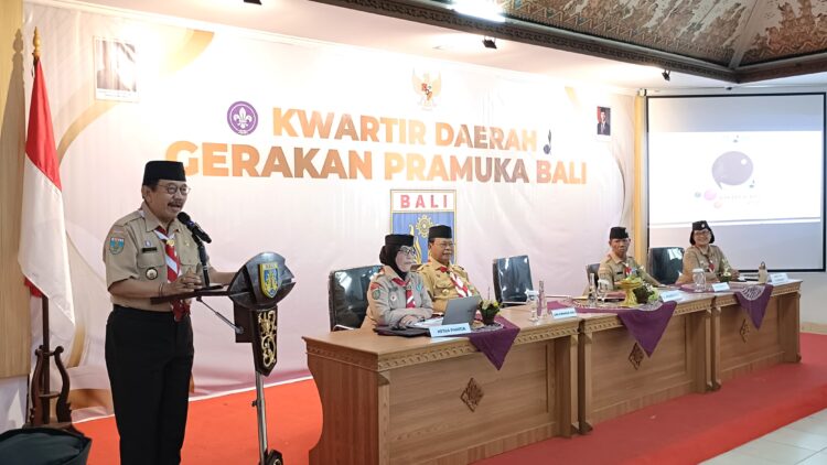 Rakerda Kwartir Daerah Gerakan Pramuka Bali Resmi Dibuka