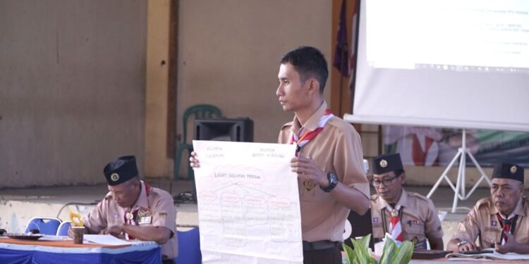 Kwartir Ranting Bukateja Menggelar Kegiatan Kursus Mahir Tingkat Dasar (KMD)