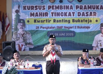 Kwartir Ranting Bukateja Menggelar Kegiatan Kursus Mahir Tingkat Dasar (KMD)