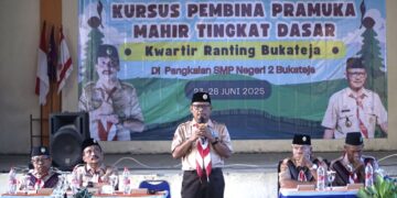 Kwartir Ranting Bukateja Menggelar Kegiatan Kursus Mahir Tingkat Dasar (KMD)