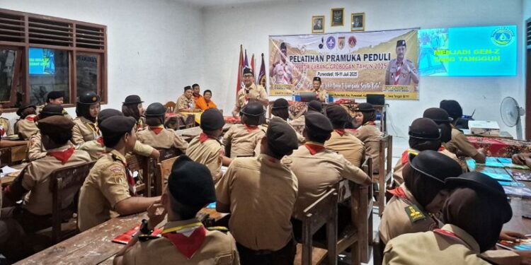 Siapkan Generasi Tangguh, Kwarcab Grobogan Gelar Pelatihan Pramuka Peduli