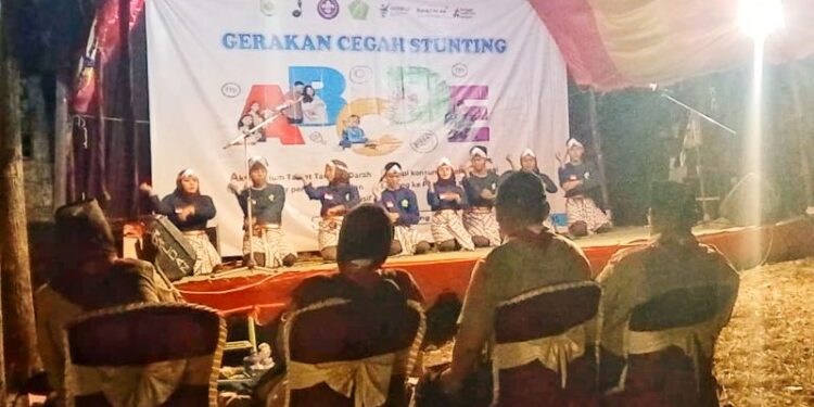 Ratusan Penegak Grobogan Berkemah Di Wisata Widuri, Kampanyekan Cegah Stunting