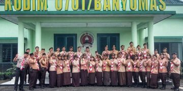 Saka Wira Kartika Kodim 0701/Banyumas Lantik Dewan Saka Masa Bakti 2025 – 2027