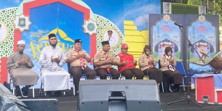 Ratusan Pramuka Siaga, Penggalang, Penegak dan Pandega Mengikuti Lomba Pramuka Cinta Masjid