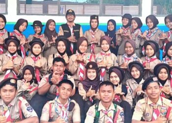 Tunjukkan Komitmen Majukan Pramuka: SMPN 2 Salomekko rampungkan Perekaman KTA Nasional