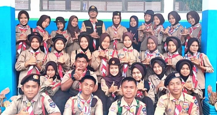 Tunjukkan Komitmen Majukan Pramuka: SMPN 2 Salomekko rampungkan Perekaman KTA Nasional