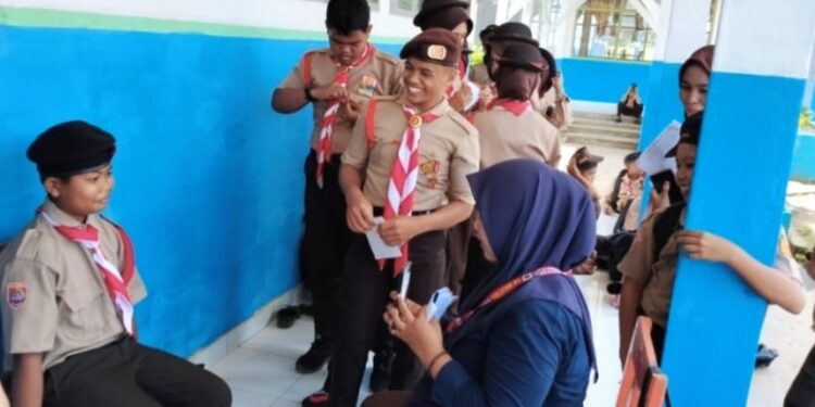 Tunjukkan Komitmen Majukan Pramuka: SMPN 2 Salomekko rampungkan Perekaman KTA Nasional