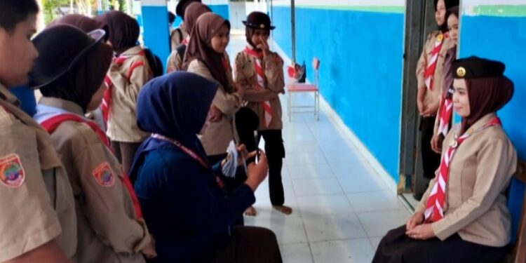Tunjukkan Komitmen Majukan Pramuka: SMPN 2 Salomekko rampungkan Perekaman KTA Nasional