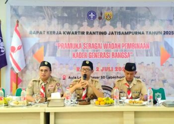 Kwartir Ranting Gerakan Pramuka Jatisampurna Menggelar Rapat Kerja