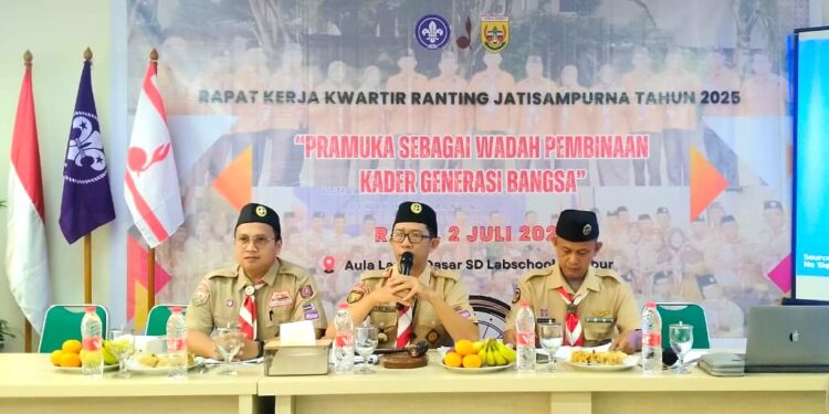 Kwartir Ranting Gerakan Pramuka Jatisampurna Menggelar Rapat Kerja
