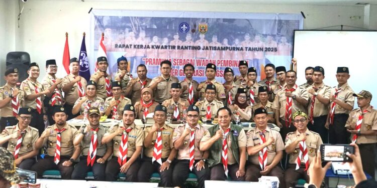 Kwartir Ranting Gerakan Pramuka Jatisampurna Menggelar Rapat Kerja