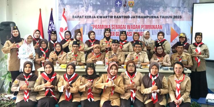 Kwartir Ranting Gerakan Pramuka Jatisampurna Menggelar Rapat Kerja