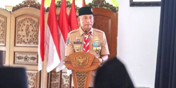 Ketua Kwarda Jatim Sampaikan Amanat Gubernur Jatim: Gerakan Pramuka Banyuwangi Ciptakan Generasi Hebat dan Bermartabat