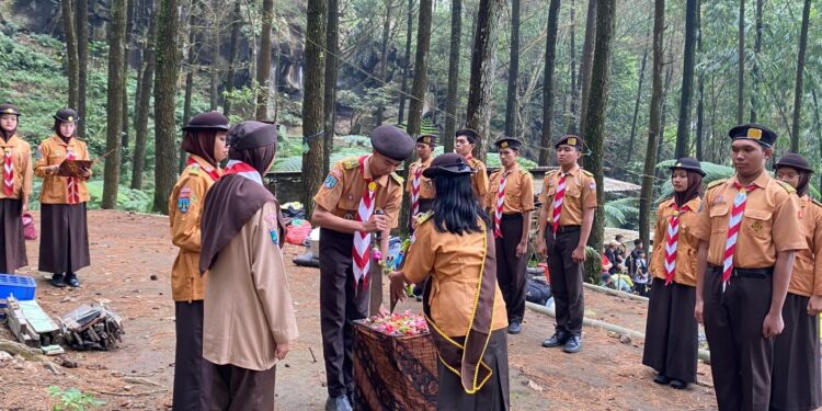 Kemah Ceria Pramuka Smatarda Sarat Makna & Kebersamaan, Semangat Tak Terpadamkan di Tengah Hujan