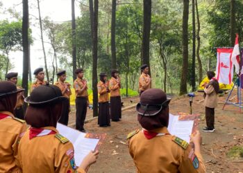 Kemah Ceria Pramuka Smatarda Sarat Makna & Kebersamaan, Semangat Tak Terpadamkan di Tengah Hujan