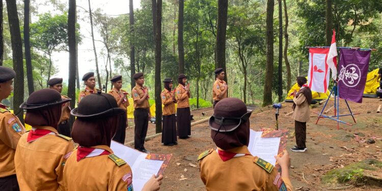 Kemah Ceria Pramuka Smatarda Sarat Makna & Kebersamaan, Semangat Tak Terpadamkan di Tengah Hujan