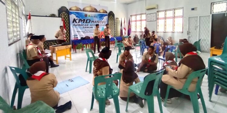 Kwarcab Aceh Utara Selenggarakan Kursus Pembina Mahir Dasar (KMD) Mandiri Tahun 2025