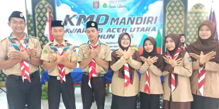 Kwarcab Aceh Utara Selenggarakan Kursus Pembina Mahir Dasar (KMD) Mandiri Tahun 2025