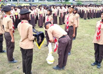 Ambalan Prabu Pandu Dewanata Dan Dewi Kunthi Nalibrata Membentuk Karakter Kepada Anggota Baru Dalam Perkemahan Tamu Ambalan