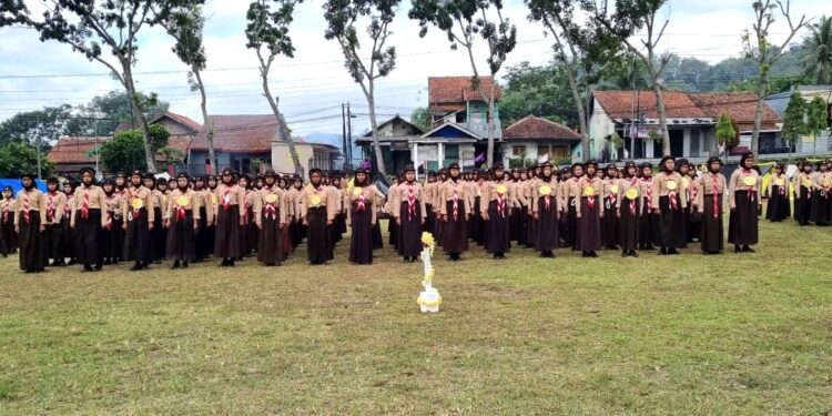Ambalan Prabu Pandu Dewanata Dan Dewi Kunthi Nalibrata Membentuk Karakter Kepada Anggota Baru Dalam Perkemahan Tamu Ambalan