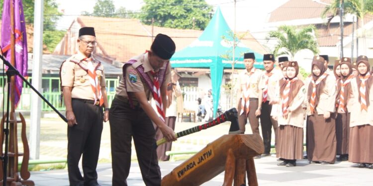 Gandeng Kwarda Jatim, 179 Mahasiswa PGSD dan PPG Unusa Antusias Ikuti Kursus Mahir Pramuka