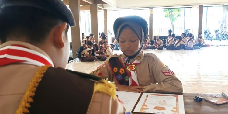 Kwartir Cabang Kota Pekalongan Gelar Seleksi Pramuka Garuda, Dimulai Dari Tahap Verifikasi Administrasi